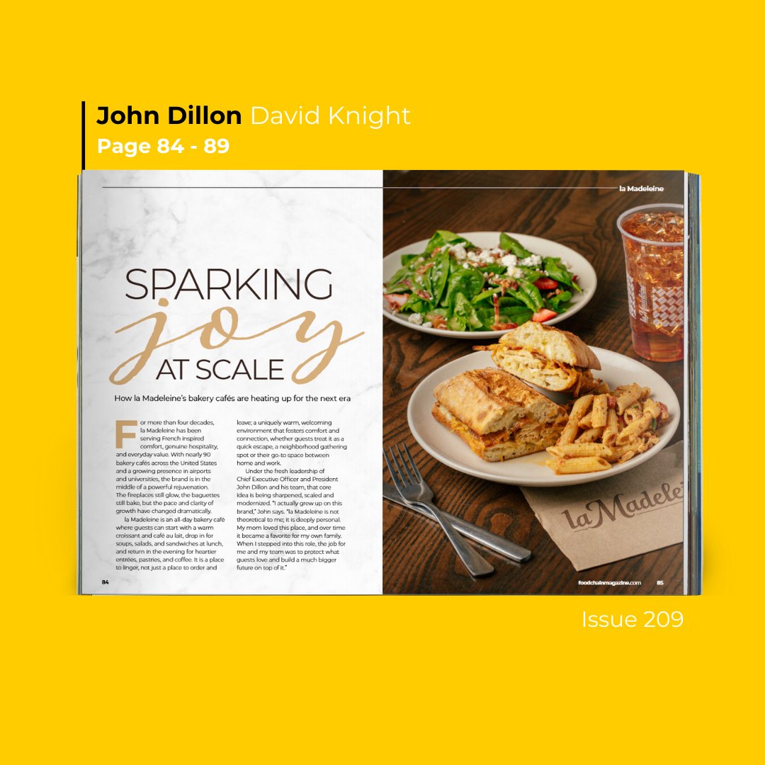 la Madeleine’s rejuvenation proves comfort and clarity still win. 🥐

John Dillon, CEO and President of la Madeleine, details how menu flexibility, café redesigns, and technology investments are positioning the brand to double in size by 2030.

ow.ly/rYvO50Y7CBV