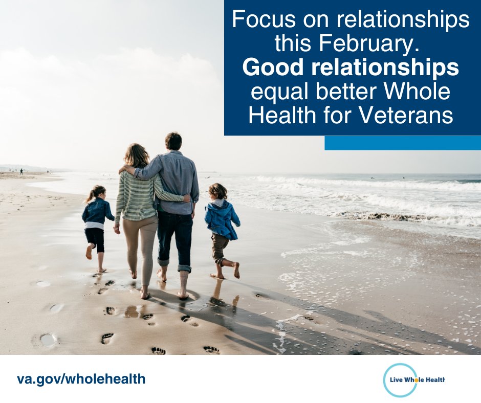 VALongBeach's tweet image. #FebruaryFocus: Positive relationships can have a positive impact on your emotional, mental, and physical health. news.va.gov/141476/relatio… Let us know in the comments how relationships help your whole health!