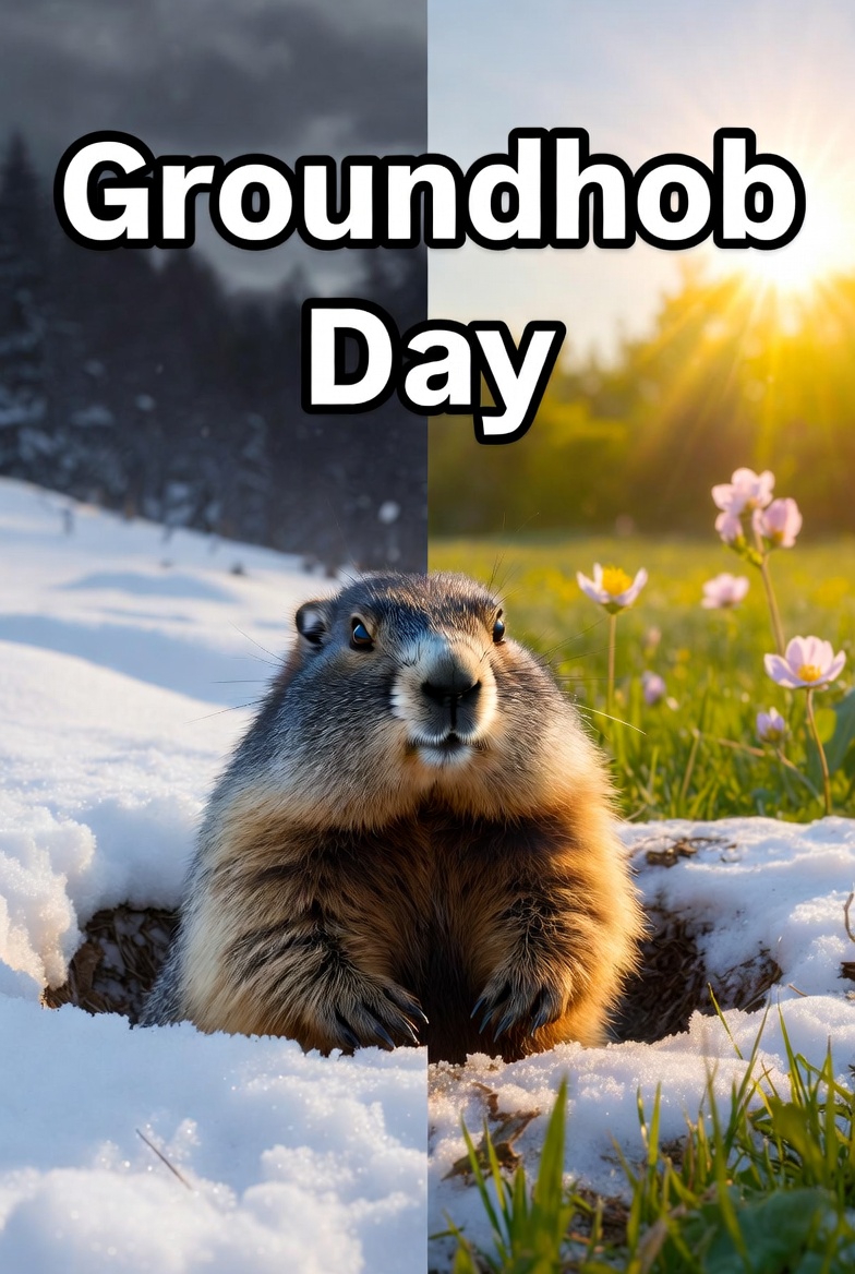 MarufaMira4910's tweet photo. Happy Groundhog Day! 🐿️
 Will Punxsutawney Phil see his shadow today?
 Shadow means 6 more weeks of winter 
 No shadow means an early spring 
 More news link :https://t.co/pV1AOs2myh
 #GroundhogDay #WinterOrSpring #Tradition https://t.co/QUpDVPdq1X