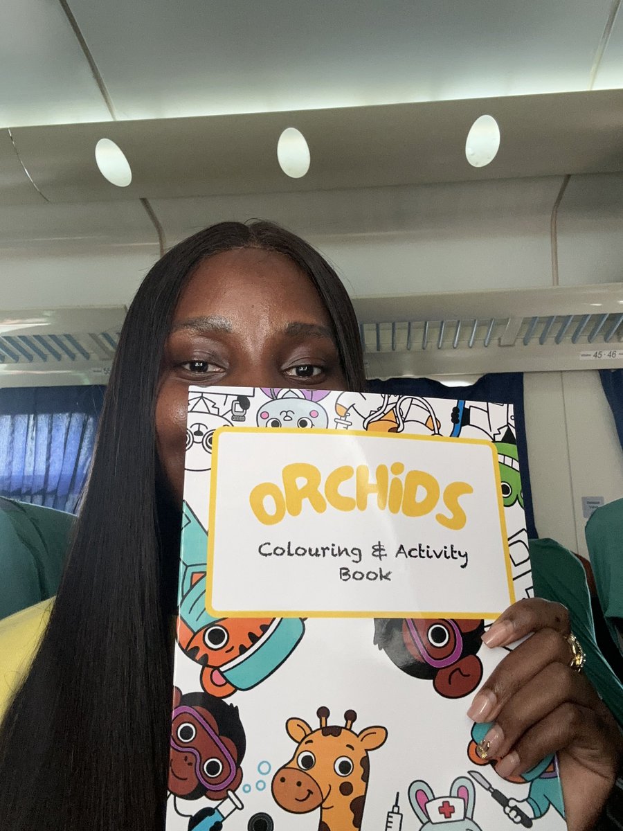 The ward visits just got more fun! #ColourWithOrchids