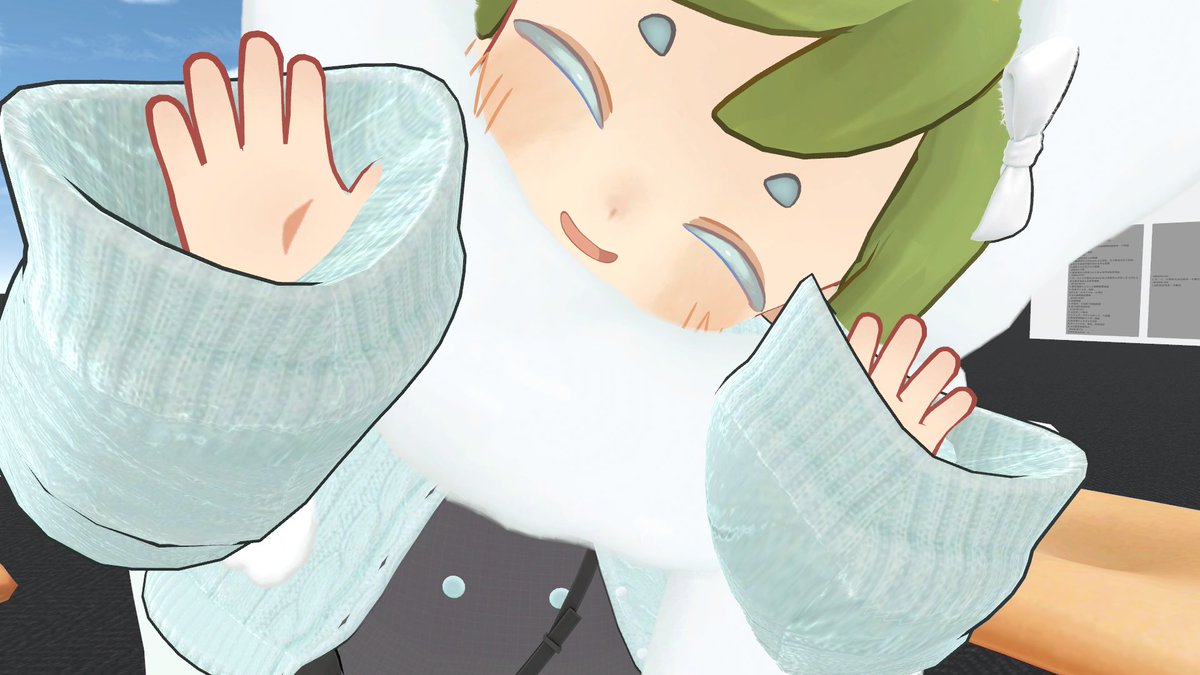 iruka_909_vrc's tweet image. プレゼント企画で当選して頂きました🎉🎉🎉

キプフェル用のだけれどウズルハくんに着せてみた
めちゃくちゃかわい〜〜〜〜🫶🫶🫶
#LUUNI3D