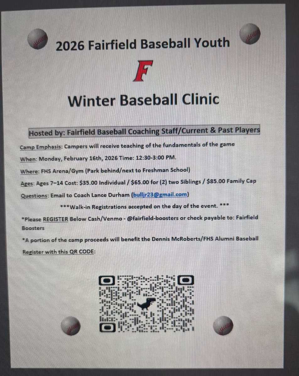 Fairfield Indian Baseball tweet media
