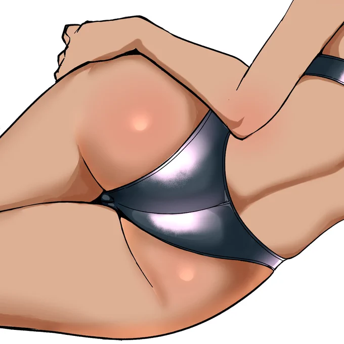 お尻描いてたらこんな時間 時間とケツバトラーしてた