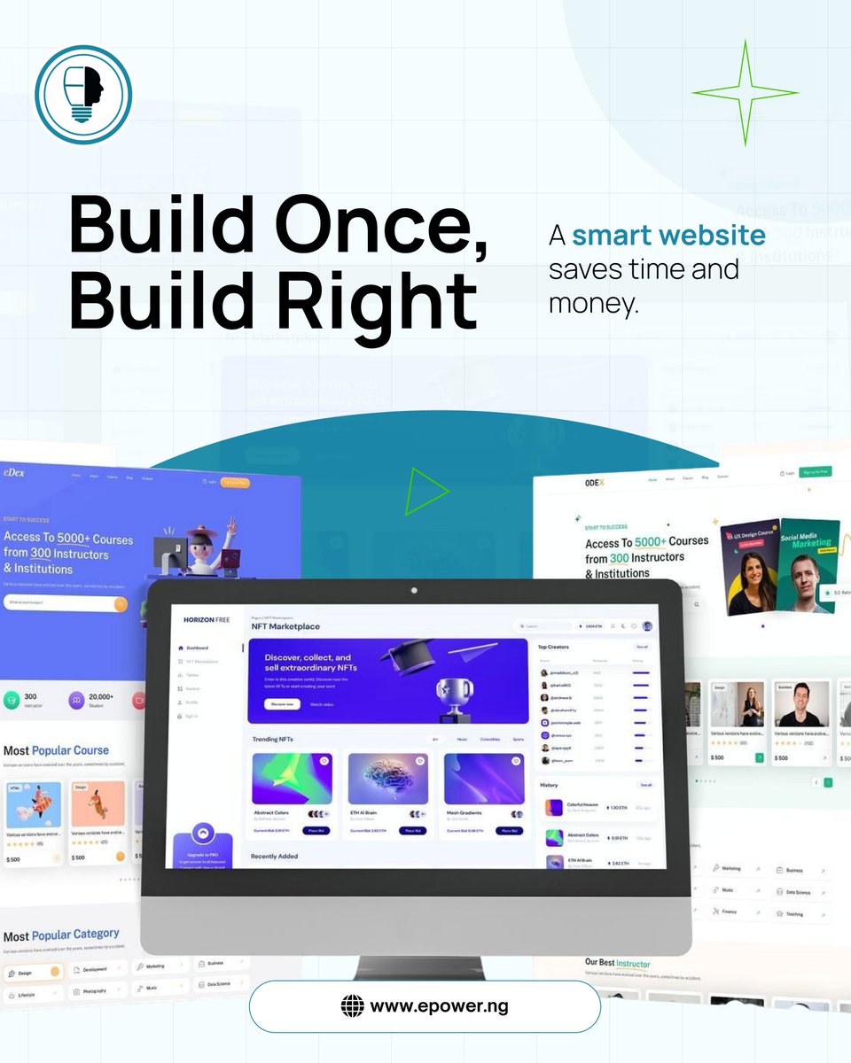 Cutting corners online always costs more later.
Invest in a website that works properly from day one.

#SmartDesign #EpowerStudio #WebInvestment #BusinessOnline