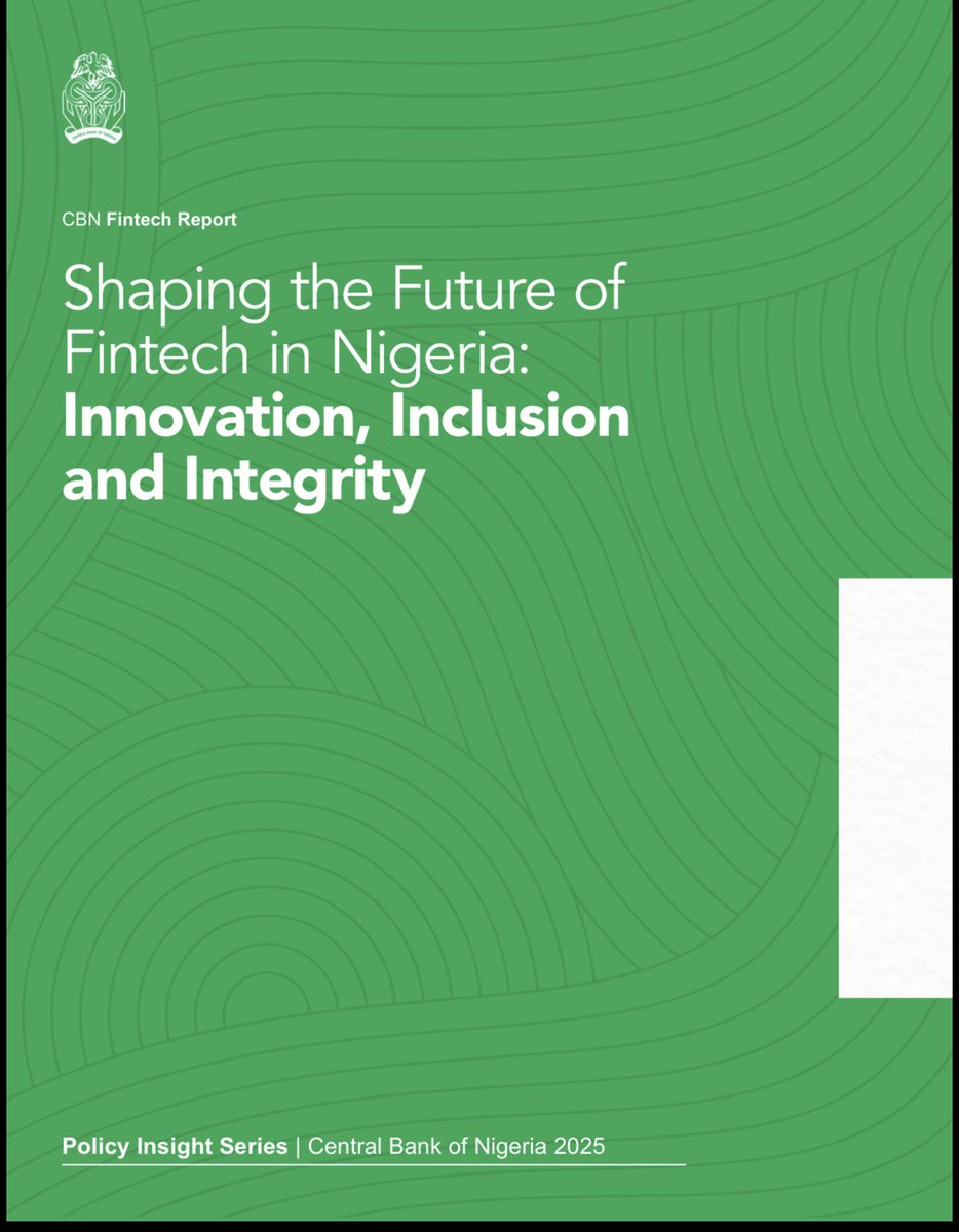 CBN Publishes Fintech Report: Shaping the Future of Fintech in Nigeria

The Central Bank of Nigeria has released a comprehensive assessment of Nigeria’s fintech landscape, outlining the priorities needed to sustain innovation, strengthen system integrity, and support the next