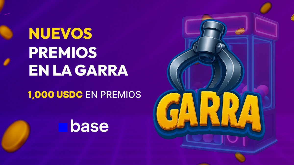 ¡NUEVOS PREMIOS EN LA GARRA! 🕹️ 
¡Nueva semana, nuevos premios para ganar! 💰

¡Todos los pagos en <a href="/base/">Base</a>! 🚀
olagg.io/es/mini-juegos…
