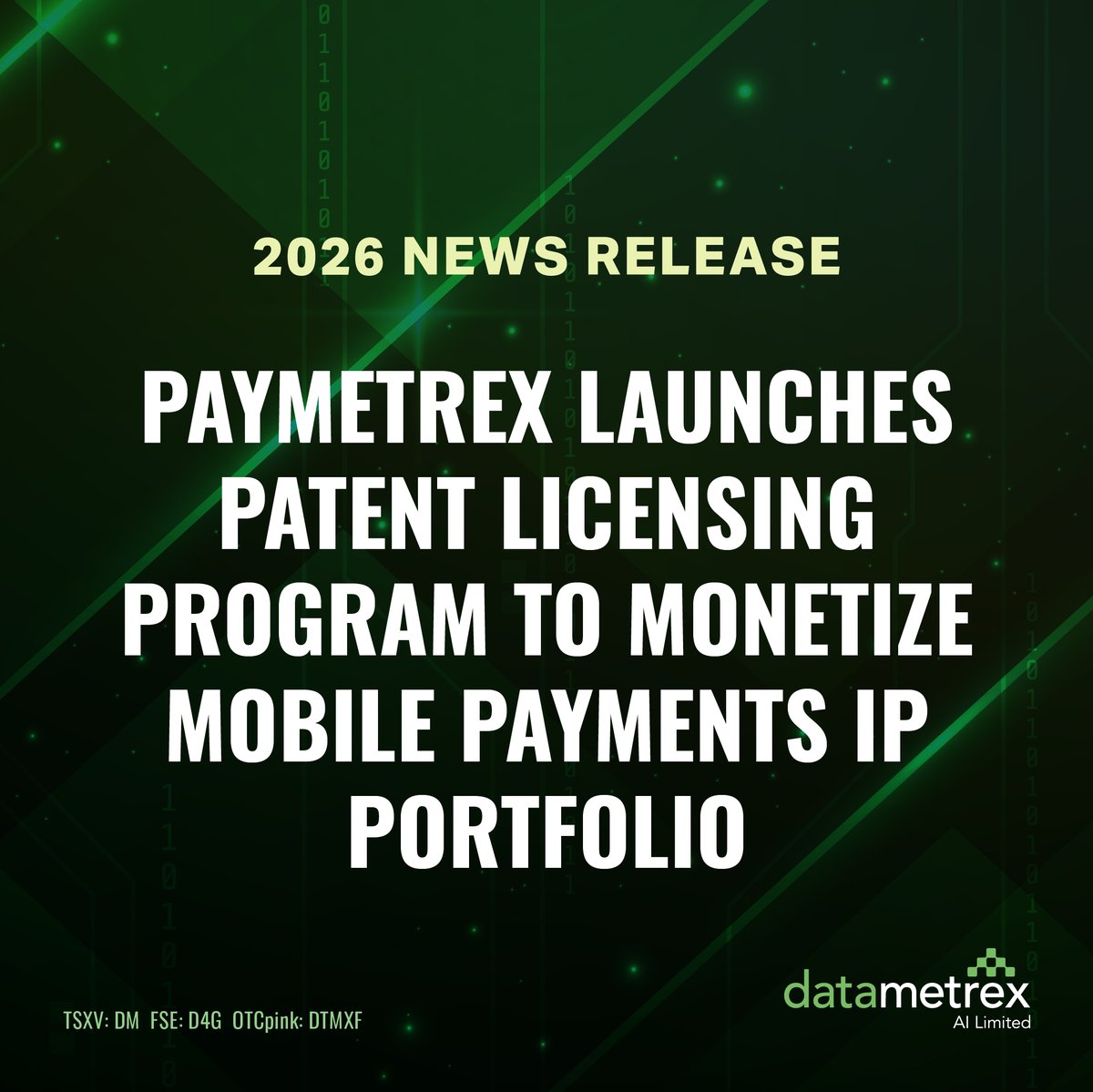 Datametrex tweet media