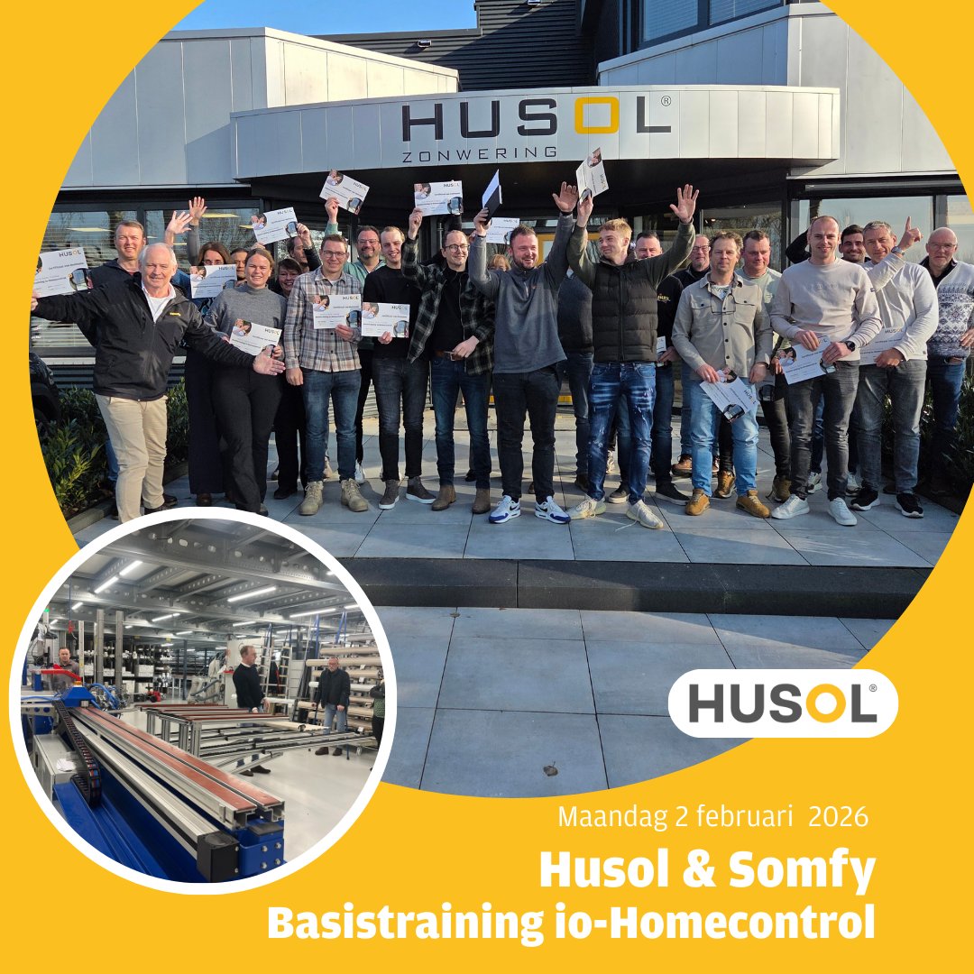 🔆 Terugblik - Somfy Basistraining - 2 februari

Vandaag vond bij Husol weer een geslaagde Somfy-training plaats, met maar liefst 23 enthousiaste deelnemers – een mooie opkomst! 💪

Het was weer een feestje! 💛

#Husol #Somfy #Training #Leerzaam #Feestje