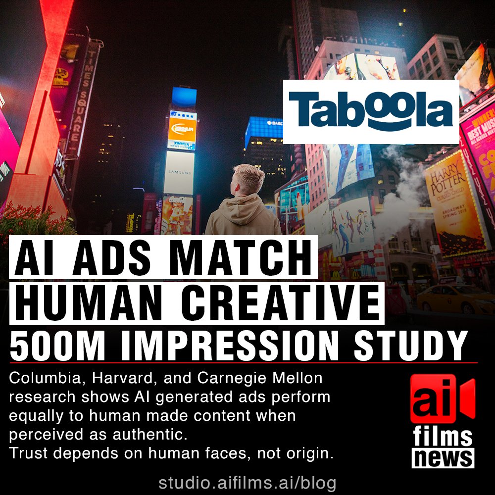 AI ads study graphic