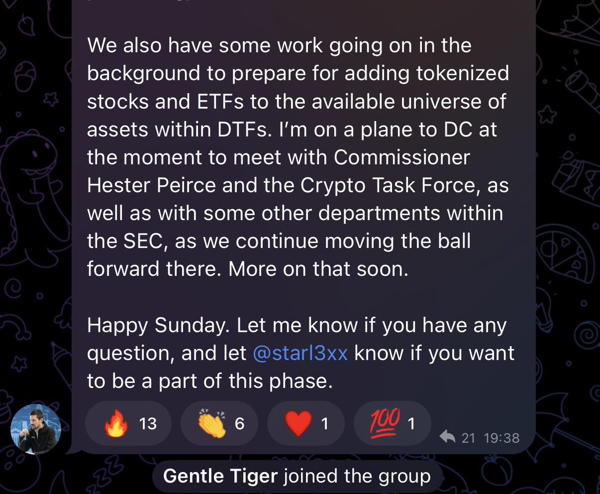 maybe we get soon something big 🤞🏽🤞🏽🤞🏽<a href="/nnevvinn/">Nevin Freeman</a> on the on the way to Washington to meet <a href="/HesterPeirce/">Hester Peirce</a> and the #Crypto task force !!!

Maybe 2026 WILL finally the year of <a href="/reserveprotocol/">Reserve 🌐</a> and $RSR 
what do you think ?