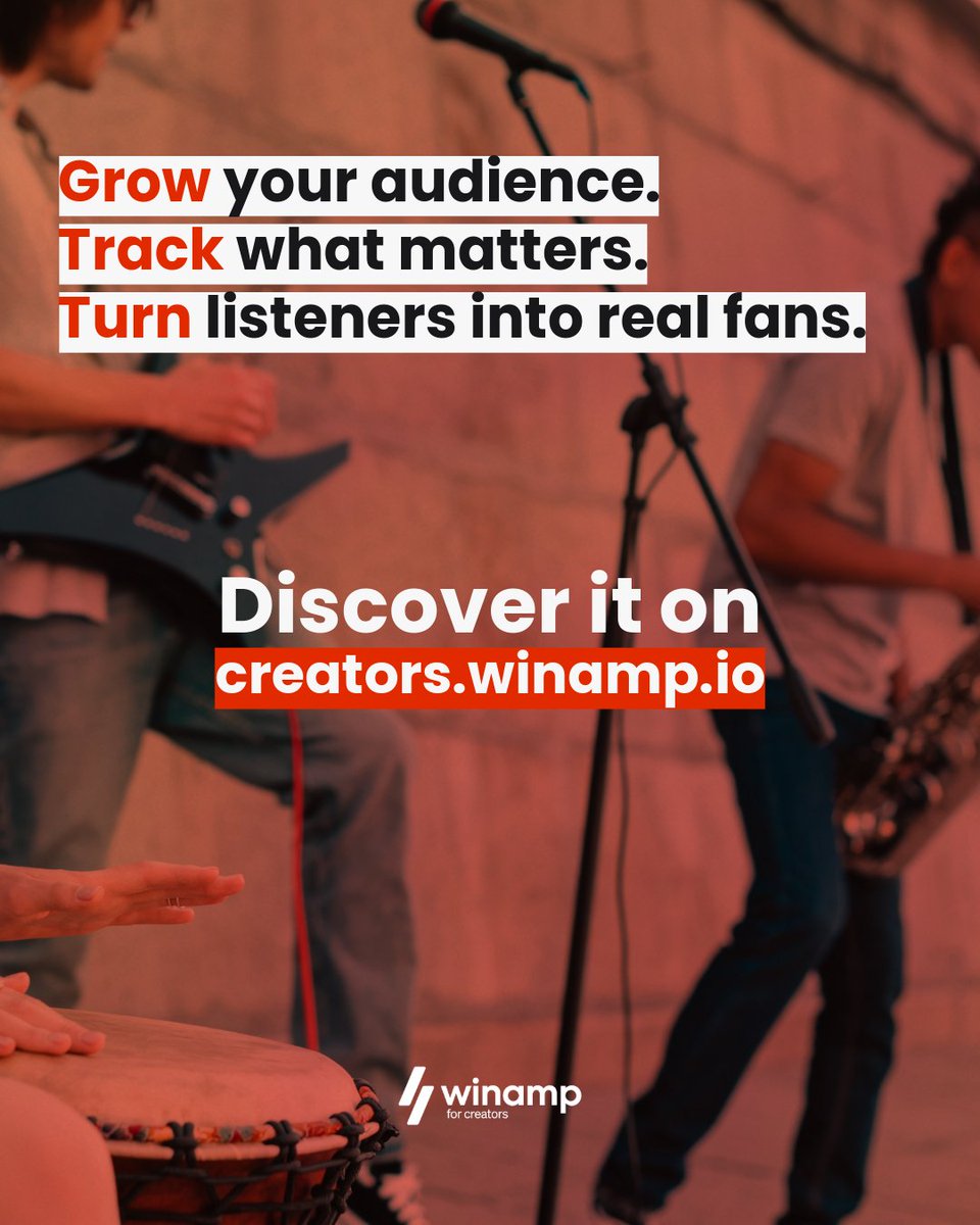 Winamp for Creators tweet media