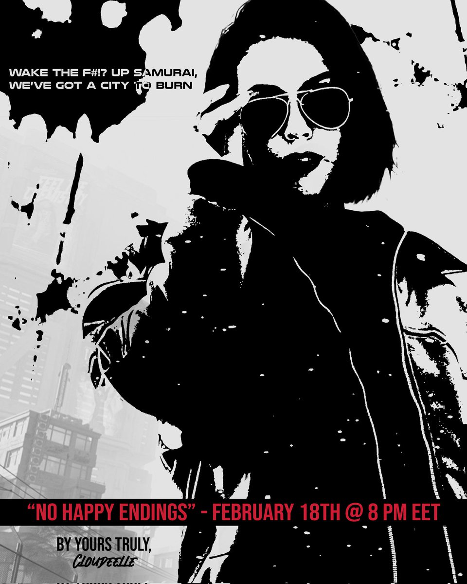 cloudeelle's tweet photo. Alrighttt chooms! 

"No Happy Endings" collection will be dropping on 

FEBRUARY 18TH AT 8 PM EET

All the new designs will be revealed this week 👀 https://t.co/YoXGNVKx1s