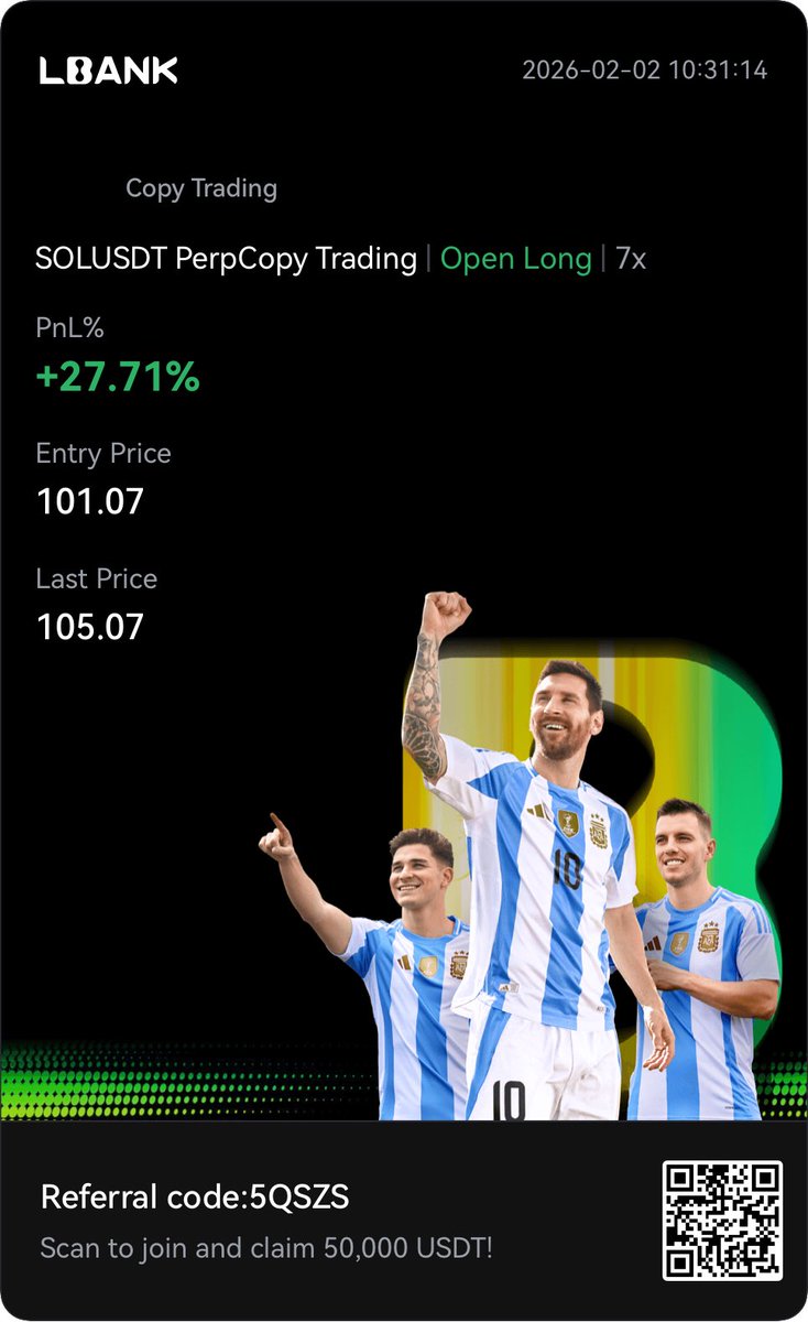 It’s a green morning at the <a href="/tedtradingclub/">Ted Trading Club</a> thanks to our copy trader seeing good set ups last night!

🟢 BTC Long +33.80%
🟢 ETH Long +41.15%
🟢 SOL Long +27.71%

Grab a Bear and join the club!