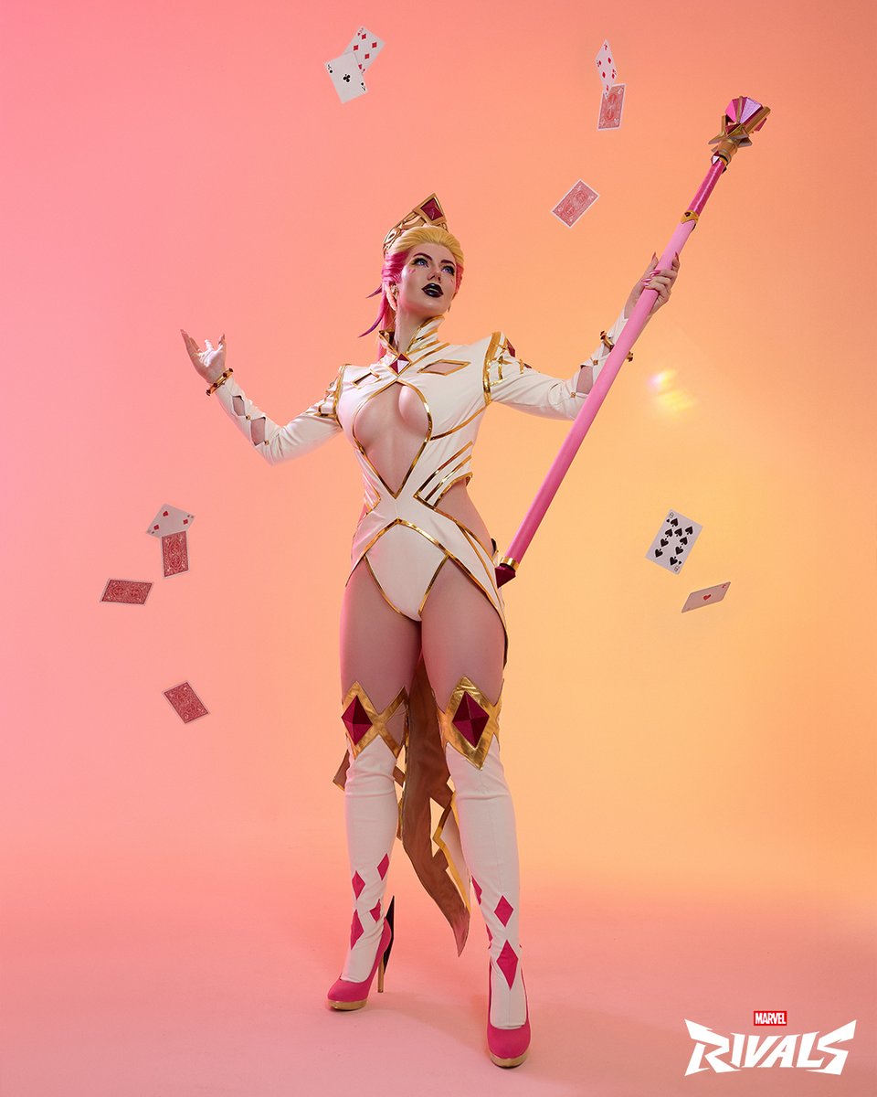 Kamiko_Zero's tweet photo. My new cosplay as #EmmaFrost Queen of Diamonds!! Use this link https://t.co/nkC3JDWgiM and let's play #MarvelRivals with me✨ https://t.co/ri4XpMOmNT