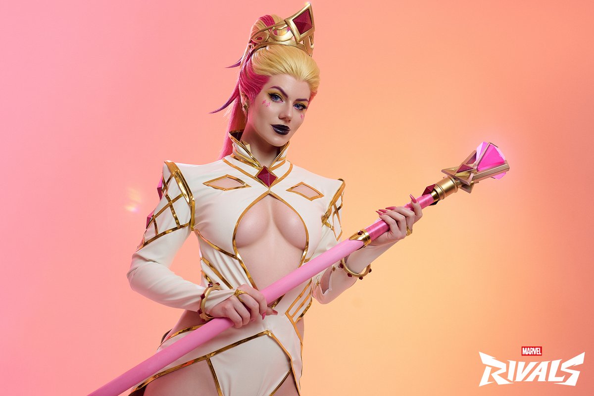 Kamiko_Zero's tweet photo. My new cosplay as #EmmaFrost Queen of Diamonds!! Use this link https://t.co/nkC3JDWgiM and let's play #MarvelRivals with me✨ https://t.co/ri4XpMOmNT