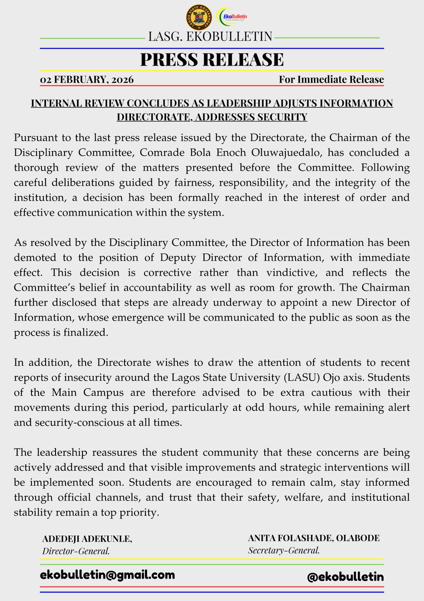 Eko Bulletin tweet media