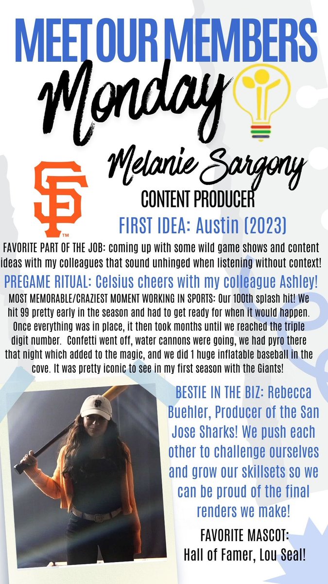 ideaontheweb's tweet photo. Meet Our Members Monday 👋

Wild ideas. Big creativity.
Say hey to Melanie Sargony! https://t.co/1V5fLwF08C