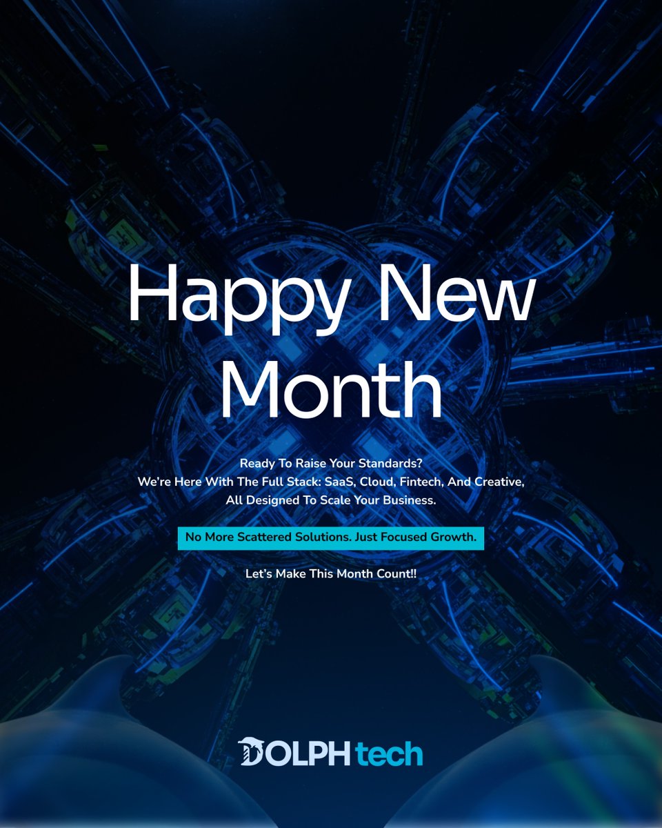dolphlabs's tweet photo. Happy New Month!!😊
Here’s to clarity, consistency, and growth. 🥂

At Dolph, we provide full-stack solutions across SaaS, cloud infrastructure, fintech, and creative, designed to help businesses scale efficiently. 

📩Let's build smarter this month. #DolphTech#TechSolutions https://t.co/uBpvhrVC79