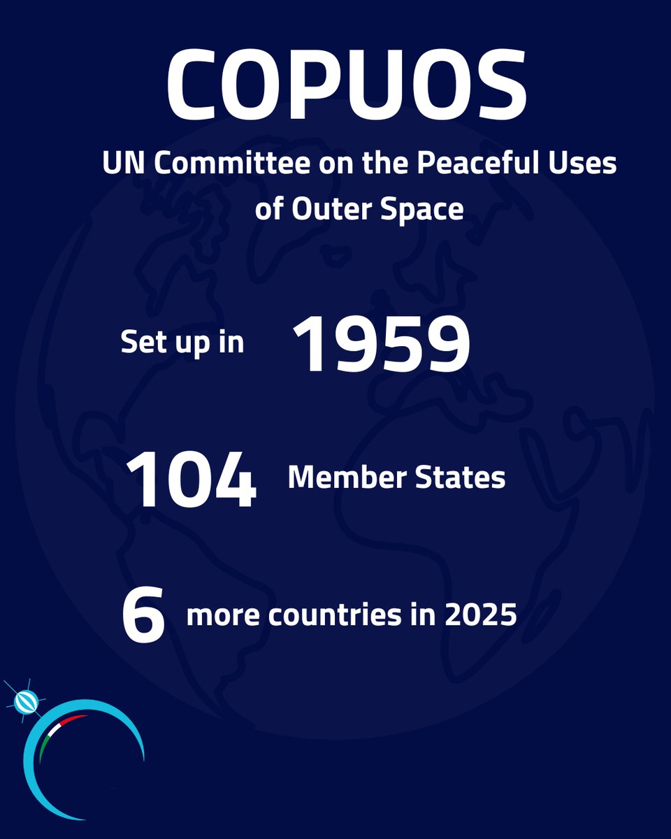 ItalyUN_Vienna's tweet photo. Prof. Valente @ASI_spazio President @#STSC63: as upcoming #COPUOS Chair 🇮🇹 aims to strengthen multilateral dialogue, expand membership & support emerging countries. From #IRIDE & #COSMO-SkyMed to Moon exploration & capacity-building 🇮🇹 is committed to inclusive space governance🚀 https://t.co/s2lZhEQ4Lz