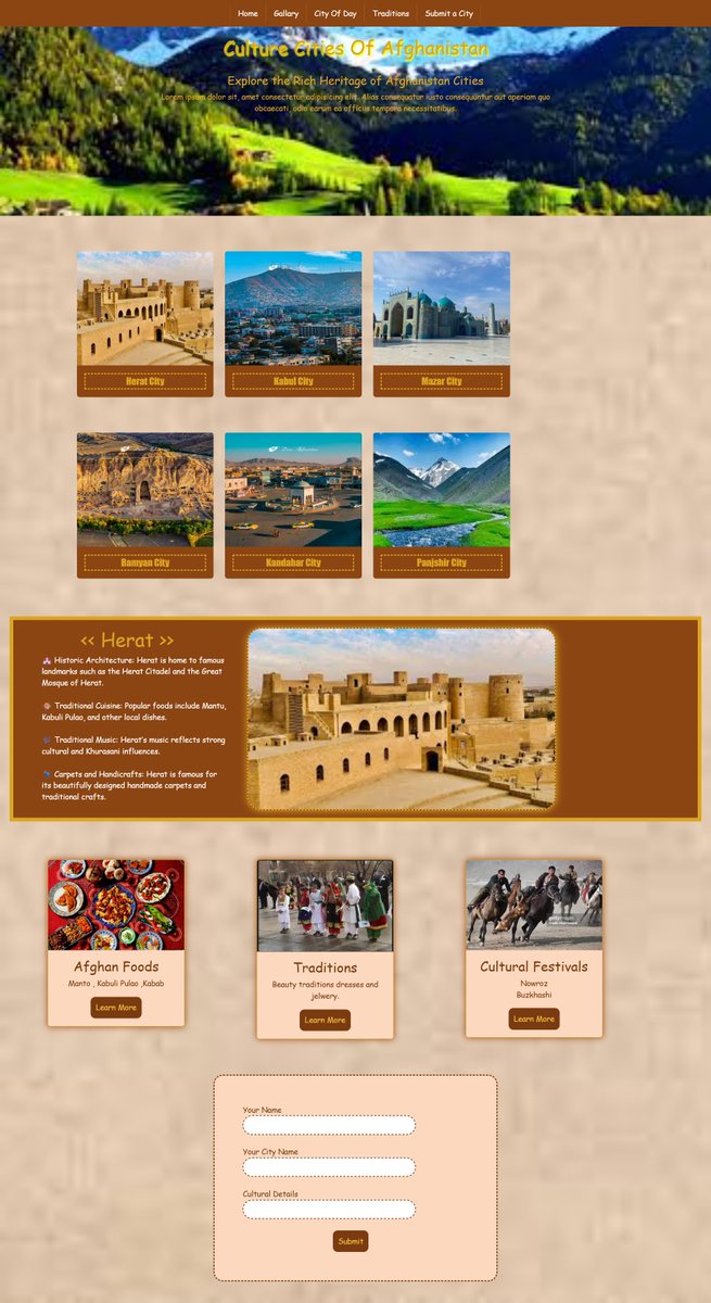 SomayaAtaee's tweet photo. Simple Afghan culture show case Webpage..
focus for CSS animation.
@f_forough 
@CodeToInspire 
@Wajiha_Niazi https://t.co/4DGGW1Q6gN