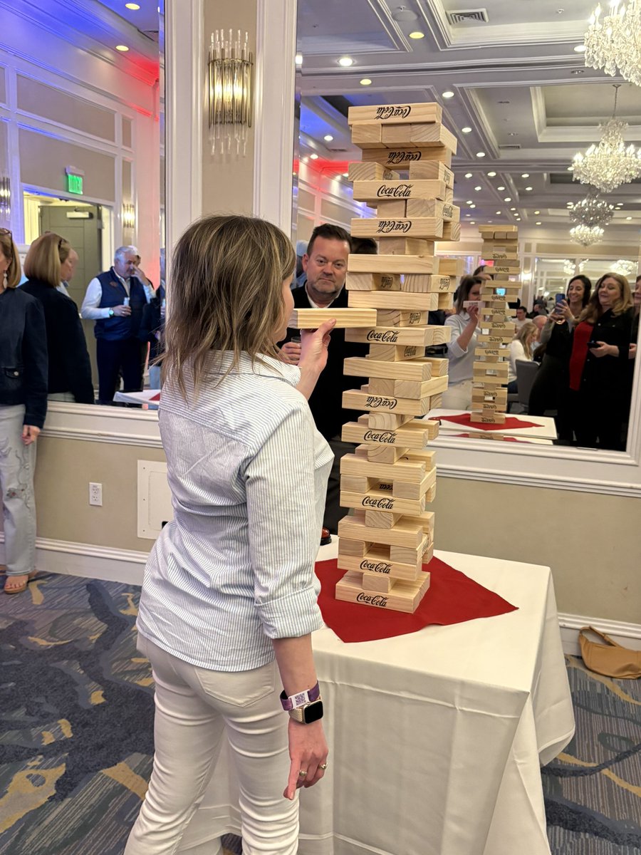 NACDA's tweet photo. An indoor beach party for the ages thanks to our friends at @CocaCola ❤️🖤 Thank you for supporting NACDA members for nearly a decade! #MidWinter26 https://t.co/pBRGAGQ4Tn