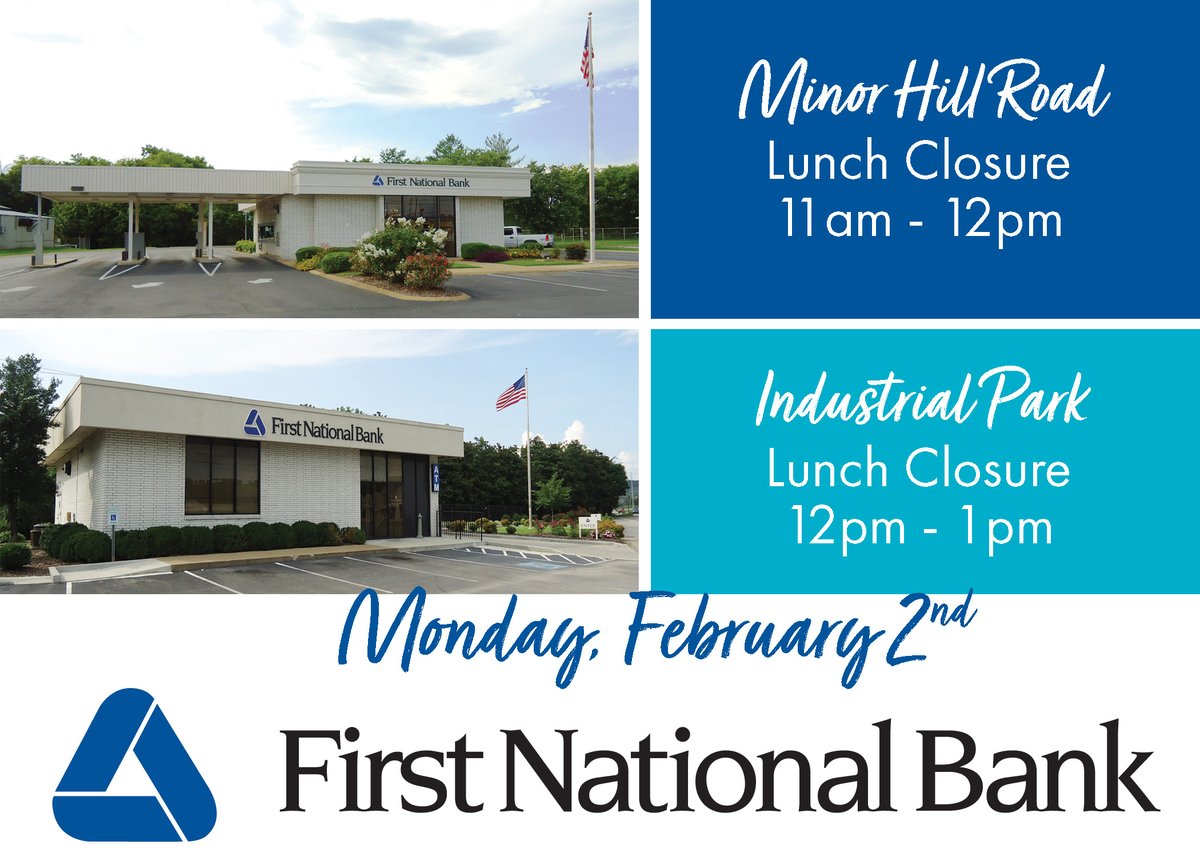 First National Bank tweet media