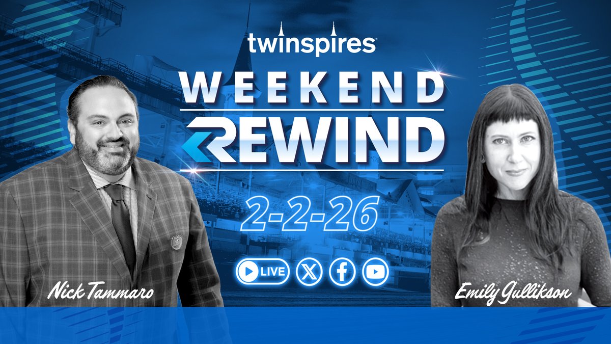 TwinSpires's tweet image. #𝑻𝒘𝒊𝒏𝑺𝒑𝒊𝒓𝒆𝒔 𝑾𝒆𝒆𝒌𝒆𝒏𝒅 𝑹𝒆𝒘𝒊𝒏𝒅 🔄

Holy Bull &amp;amp; Forward Gal through the @Brisnet lens, 𝗖𝗢𝗥𝗡𝗨𝗖𝗢𝗣𝗜𝗔𝗡'𝗦 Santa Anita shocker, #KDBC results &amp;amp; a must-add Stable Alert horse.

🎥 Live with @NTamm1215 &amp;amp; @EmilyOptixEQ 
🕐 12:00pm ET - 9:00am PT