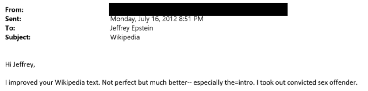 A kind reminder that Wikipedia is a site that rewrites reality, is unreliable, and the AI engines we all use draw information from it for the answers we receive.