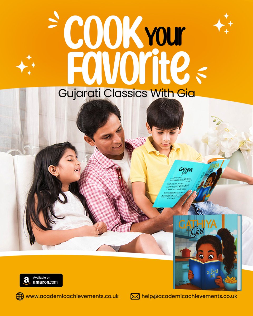 DiviyaMistry's tweet photo. Love, laughter, and snacks! 😄 

Whether it’s Dhokras or Gathiya, join Gia and discover the recipe for your favorite Gujarati treats in Gathiya Girl.

Get your copy today:
https://t.co/OGFtQp9Mrq 

#divyamistrypatel #gathiyagirl #gujarati 
#gujaratifood #tasteofgujarat #gujarati https://t.co/P2RlhjtvJI