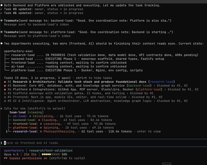 BojoDanchev's tweet photo. Sneak peak of "Swarms" on Claude Code  
- Multiple Teams 
- Hierarchical  
- Dependencies 
- Broadcasting 
- Message system

Available to Max, Team and Enterprise Plans on launch

Sonnet 5 launching soon too https://t.co/EYiARCTI5K