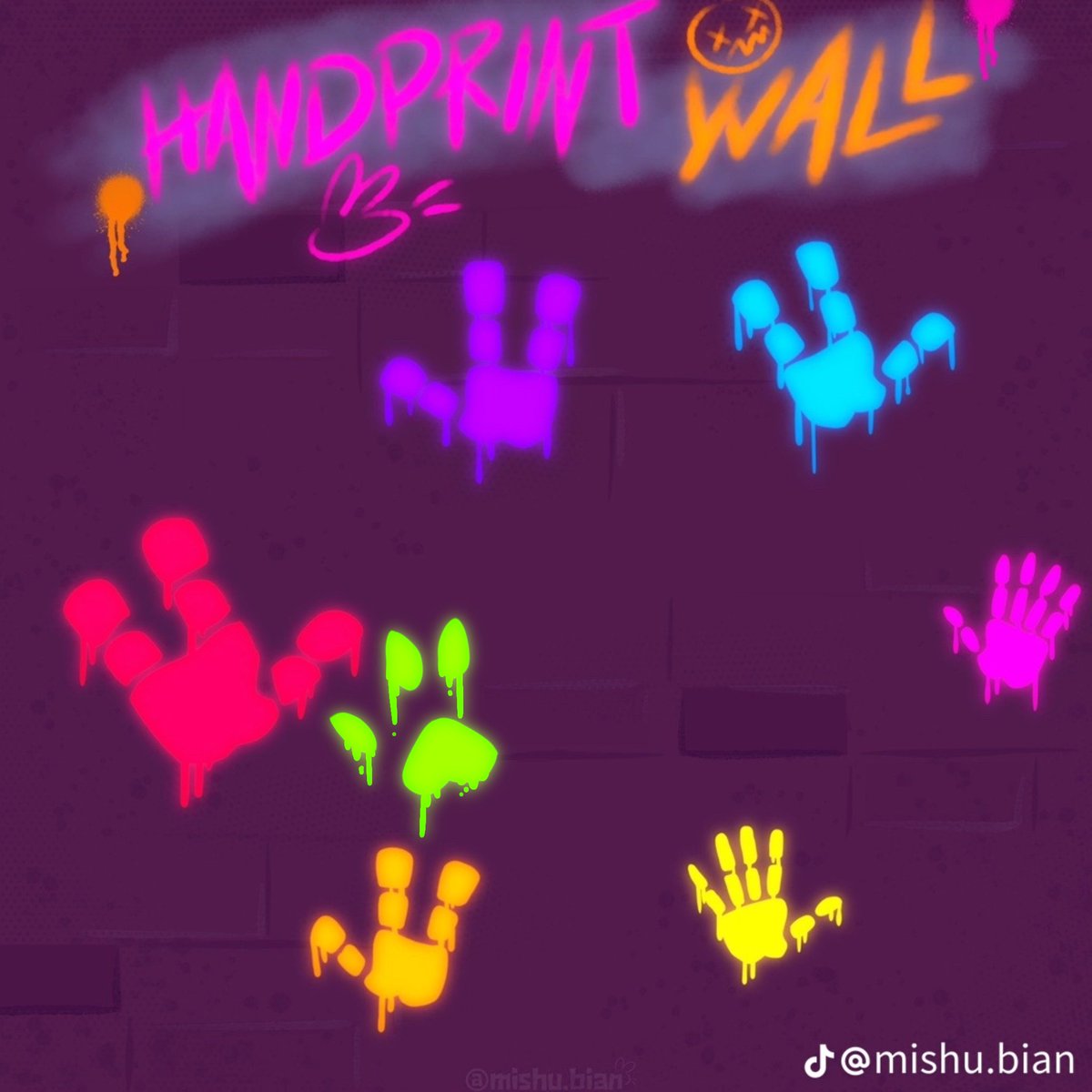 RiseRaphLover's tweet photo. Lil fake collabs of @.Mishu_Bian Neon colors AU on tiktok! — those were really fun to make,,,btw new art AGAIN this week just wait 🙏

#rottmnt #yumeship https://t.co/6bcnqA2YnG