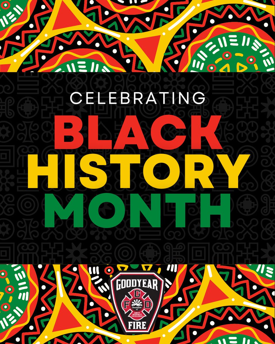 goodyearfire's tweet photo. February is Black History Month. We honor Black firefighters whose service and mentorship have strengthened our training, community engagement, and inclusive teams—and, in turn, public safety. 

#GoodyearFire #CityofGoodyear #BlackHistoryMonth https://t.co/KMKg4iu7er