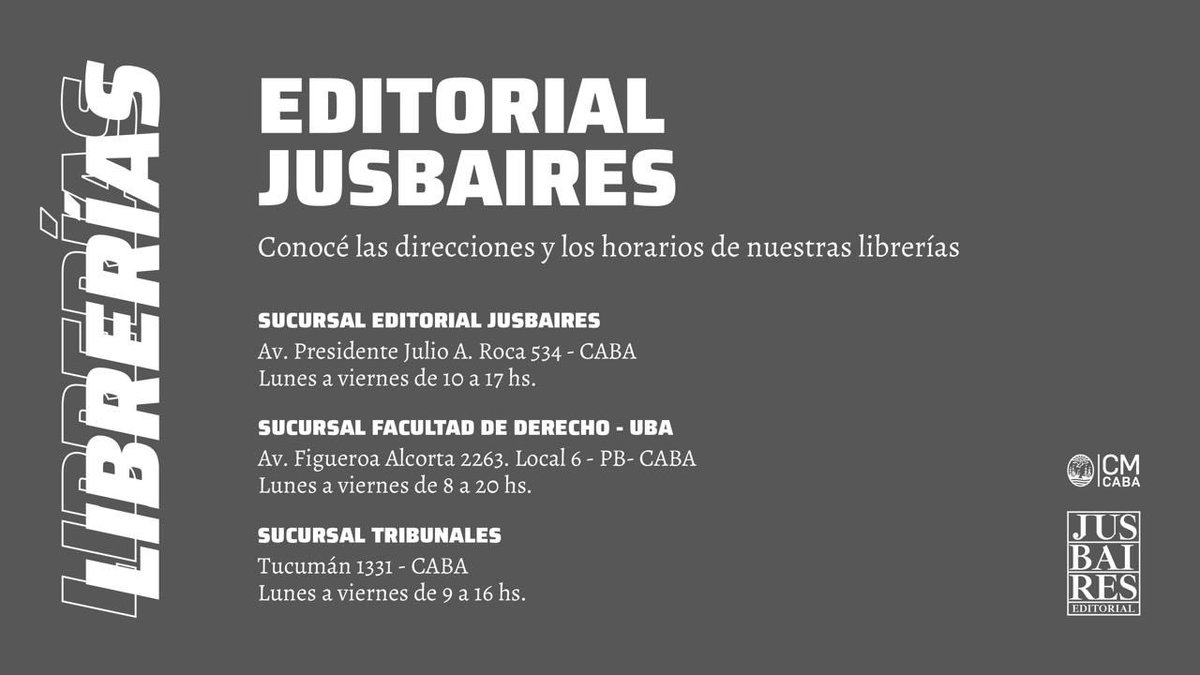 Editorial Jusbaires tweet media