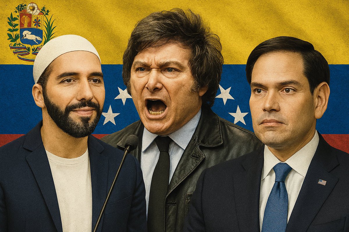 VnzlnosenRD's tweet photo. La diáspora venezolana lo sabe mejor que nadie:
huimos del desorden, del socialismo y de la mentira llamada “revolución”.

Porque aprendimos a la fuerza que  sin orden no hay libertad, y sin libertad no hay democracia.

-Bukele enfrenta al crimen.
-Milei enfrenta al socialismo.
-Marco Rubio enfrenta a las dictaduras.

Y nosotros, los venezolanos en el exilio, enfrentamos la tiranía todos los días con la verdad.

Tres frentes, una misma causa: la libertad.
🇻🇪 🇸🇻 🇦🇷 🇺🇸

#DiásporaVenezolana #VenezuelaLibre #Democracia #Libertad #EstadoDeDerecho
@SecRubio
@nayibbukele
@JMilei

Si eres parte de la diáspora venezolana, este mensaje también es tuyo.
RT para que se escuche más allá del exilio.