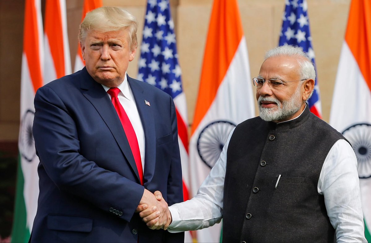 President Trump just spoke with Prime Minister Modi. STAY TUNED…