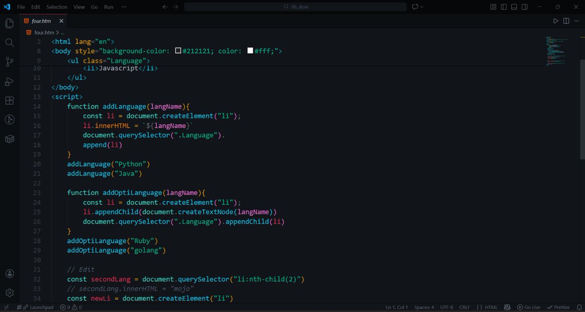 yashmp2004's tweet photo. Day 12 of my Web Dev Internship π»
π§ Today JavaScript started to feel real
Learned DOM basics:
β Selecting elements
β Changing text & styles dynamically
Seeing code actually change the UI feels powerful β‘
This is where JS truly clicks π
#BuildInPublic #JavaScript #WebDevIntern https://t.co/ITCZbAGTly