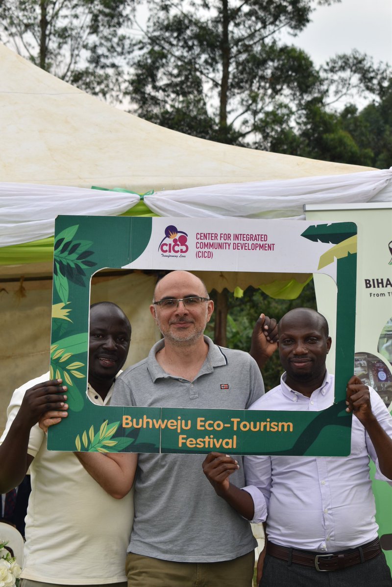 OctBinEvadiusT's tweet image. This evening, I had a discussion with Mr. @NduhuuraJonan (frame 1)  - the C.E.O of @CICD_Uganda, centered on advancing sustainable tourism development within the Luwero–Buhweju–Rwenzori triangle,a region endowed with rich biodiversity, cultural heritage, and immense…