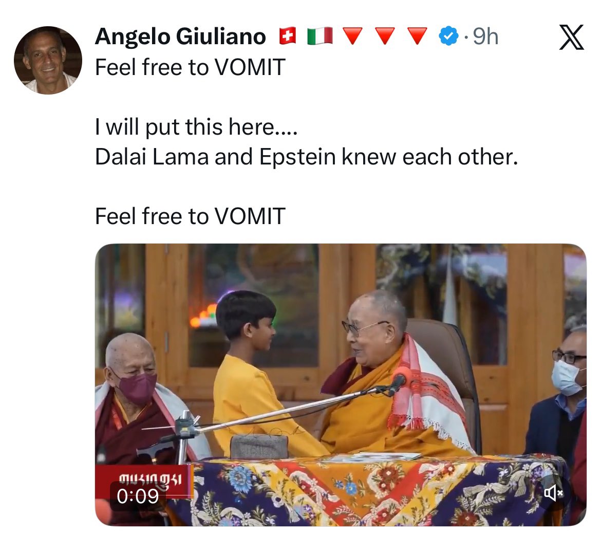 Strongly condemn the use of His Holiness’s name in the Epstein file as a headline. The issue should be presented truthfully and responsibly, without sensationalism or unnecessary complexity. Media platforms with large followings carry a duty to maintain accuracy, context, and