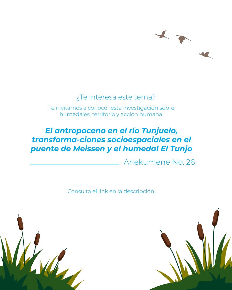 El río Tunjuelo ha sido clave para el sur de Bogotá, pero también ha vivido profundas transformaciones socioambientales.
En este artículo exploramos su historia, las intervenciones humanas y el papel del humedal El Tunjo desde una mirada crítica. 
Link👉revistas.upn.edu.co/.../article/vi…