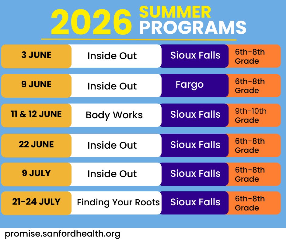 🎉 Summer Program Registration is Now Open!

Explore exciting, hands-on opportunities designed for middle school and high school students. Don’t miss the chance to learn, grow, and get inspired this summer—check out the programs and apply today!

🔗: bit.ly/PROMISESummer2…