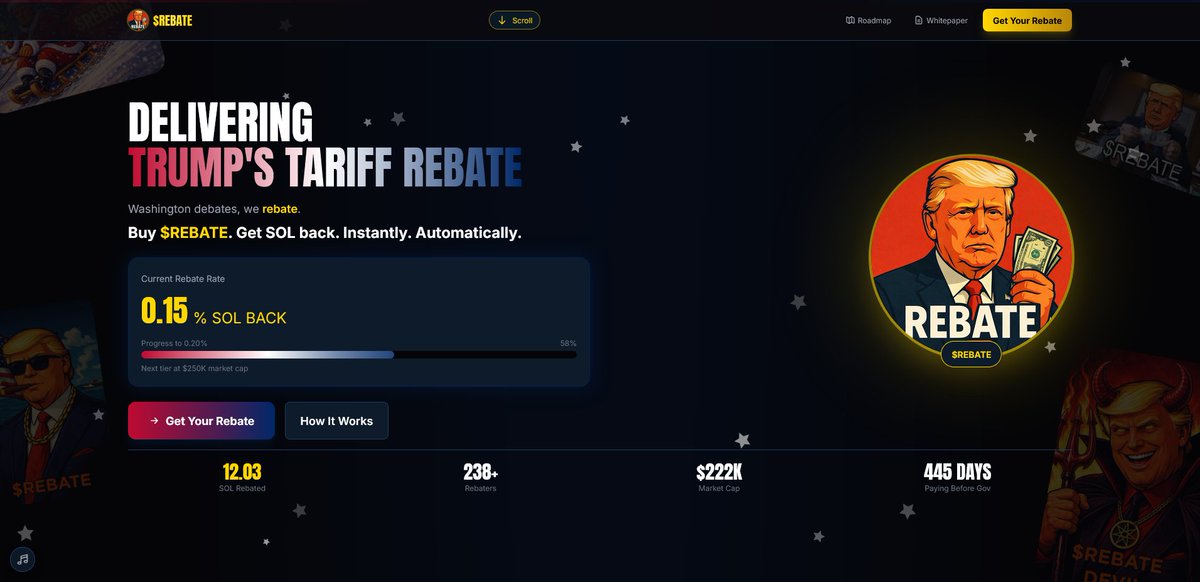 New Website First Look!
The new website is 99% ready. Laying final hands on it now. Rebaters in telegram have seen the first video about the new website at: t.me/tariffrebate

New website will go live this week!