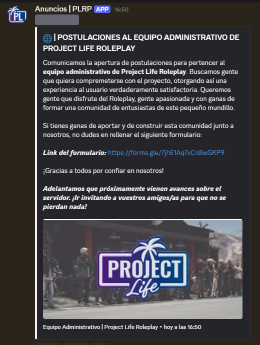 Project Life Roleplay tweet media