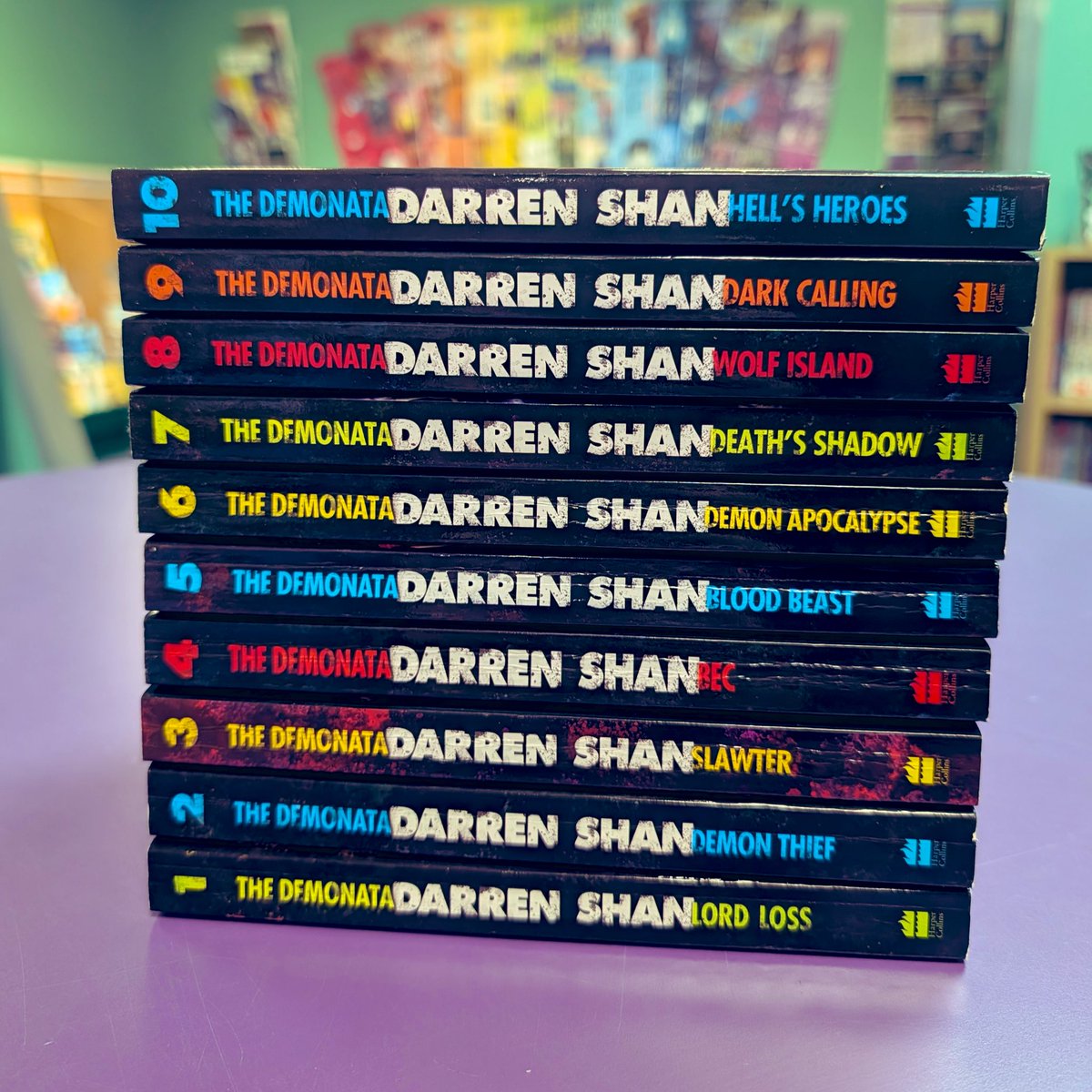 BalaamWood's tweet photo. New in the Library! 📚✨
We’re thrilled to add Darren Shan’s Demonata series to our shelves 👀🔥 Perfect for readers who love fast-paced horror, dark fantasy, and unforgettable characters… Come grab a copy before they vanish 😱📖 #SchoolLibrary #NewBooks #Demonata https://t.co/o3TnqbbLGB