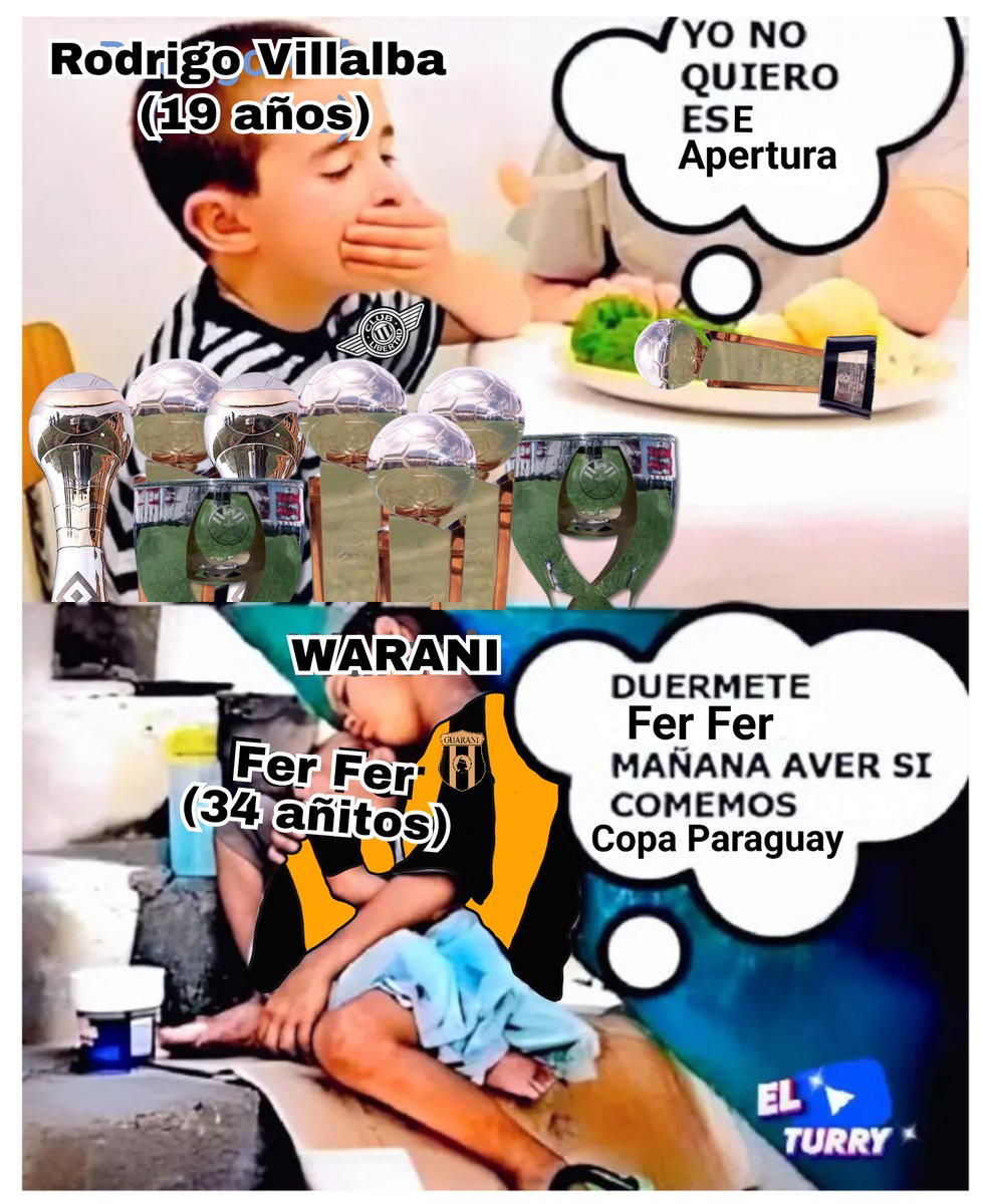 Momazos APF 4 :v

Rodrigo Villalba con 19 años tiene ya 8 títulos con Libertad

Cuántos tendrá Fer Fer, el máximo goleador histórico de Guaraní?... Oh...