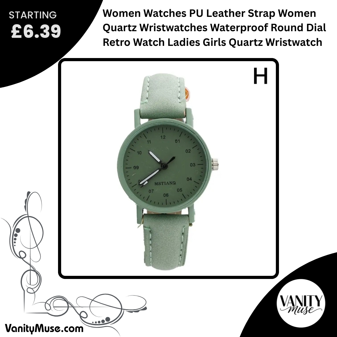VanityMuse0's tweet image. Modern, matte, and minimalist. 
Price: £6.39
#VanityMuse #RetroWatch #SageGreen #MinimalistDesign #MatteFinish #WomenFashion #ModernWatch #UniqueAccessories #StreetStyle #WaterproofWatch
vanitymuse.com/products/women…