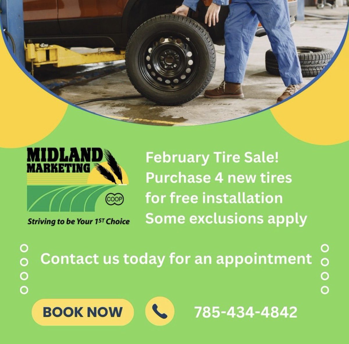 🚨 February Tire Sale! 🚨
Buy 4 eligible car or light truck tires and get FREE installation—a $42 value. This deal is only available through February!