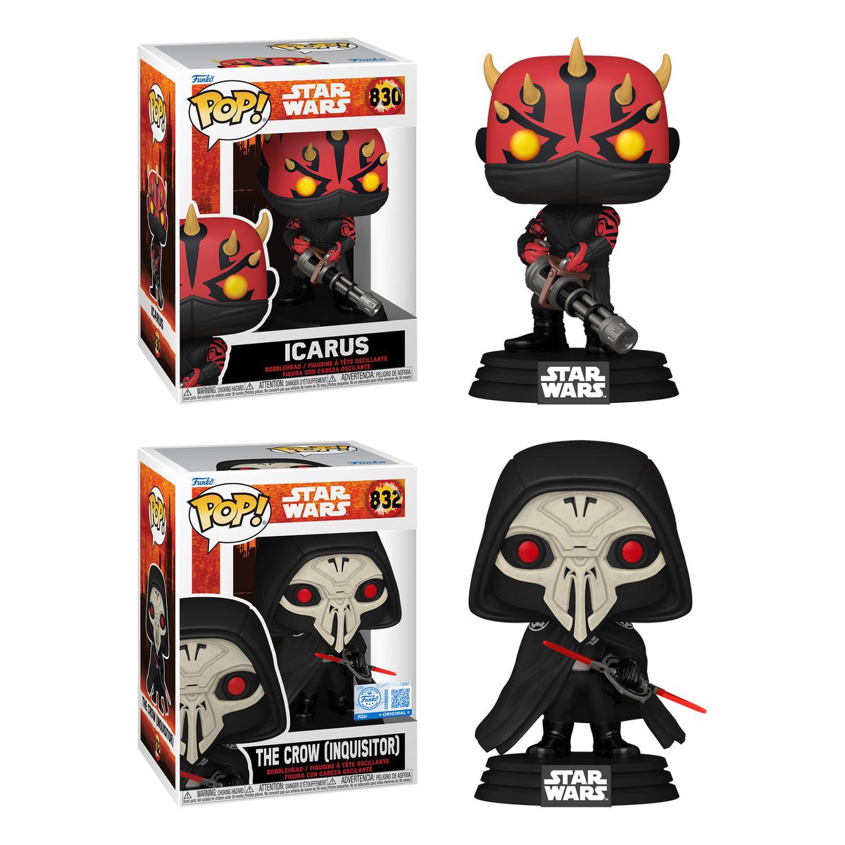 DisTrackers's tweet photo. First look at Star Wars Darth Maul Shadow Lord Pops! There’s more coming.
.
Entertainment Earth - https://t.co/YtoRhRaM7L
Amazon - https://t.co/sif2D8df3d
.
#Ad #Funko #FunkoPop #Collectibles #StarWars https://t.co/cr0lQoGPmu