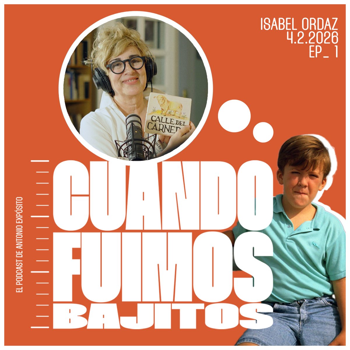 Este miércoles, 4 de febrero, publicamos el primer episodio del programa.

La protagonista de esta primera entrega es <a href="/IsabelOrdazOF/">Isabel Ordaz</a>, una mujer emocionante que, durante un tiempo, fue una niña que creció en el Rastro de #Madrid, rodeada de personajes maravillosos.

📝 <a href="/Expo_/">Antonio Expósito</a>.