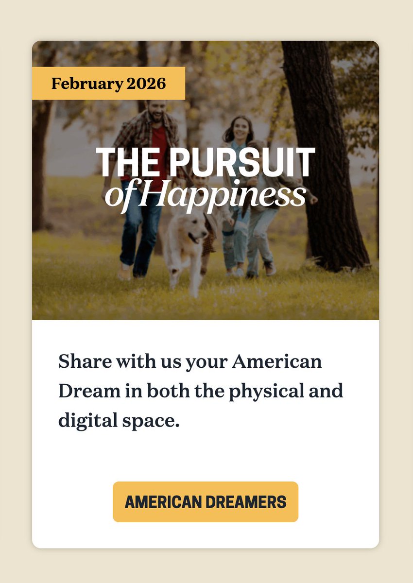 AFPhq's tweet image. America turns 250 this year, and we’re celebrating the American Dream in all its forms. Everyone deserves the freedom to pursue a life that works for them. What does the American Dream mean to you? Share it here 👇 
afplink.org/4qbLqEy