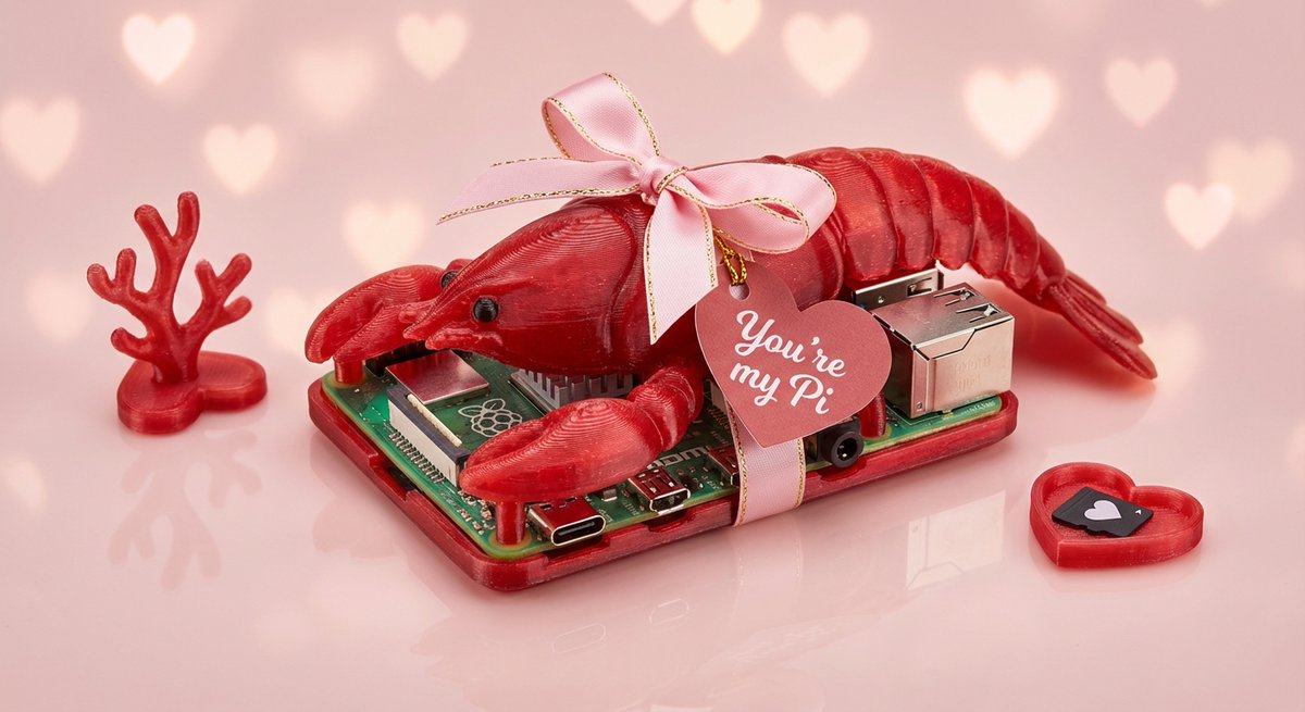 Raspberry Pi lobster gift